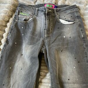 Empyre paint splatter print pants